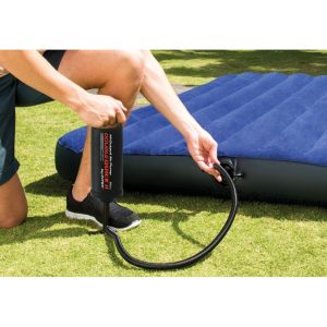 Pompa aer umflat produse gonflabile, manuala, furtun, 3 adaptoare - ShopSee - Magazin online