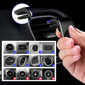 Suport auto telefon magnetic, fixare grila ventilatie, 1+1 gratis - ShopSee - Magazin online