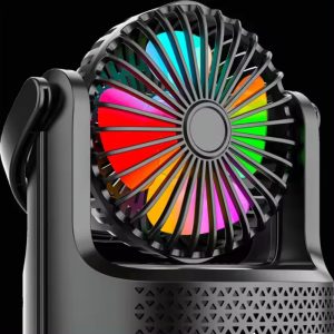 Boxa portabila ZQS1440, 24W PMPO, BT/FM/USB/AUX, ventilator RGB - ShopSee - Magazin online