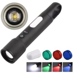 Lanterna LED COB, filtre, 10W, 1000lm, USB, 1200mAh, raza 1000m - ShopSee - Magazin online