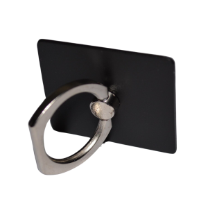 Suport tip inel pentru telefon, metalic, negru - ShopSee - Magazin online