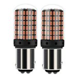 Set 2 becuri auto 1157 BAY15D, 2 faze, lumina rosie, P21/5W, 12V - ShopSee - Magazin online