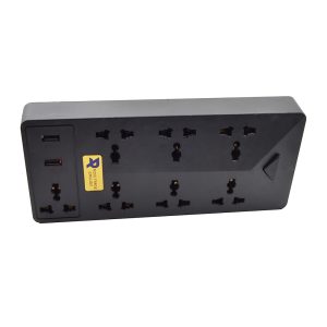 Prelungitor universal cu 7 prize si 2 USB, 3m - ShopSee - Magazin online