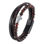 Set portofel si curea din piele naturala, bratara, cutie cadou - ShopSee - Magazin online