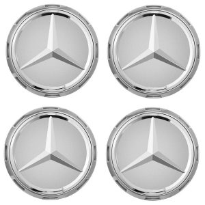 Set 4 Capace jante cu sigla Mercedes Benz, AMG, 75mm - ShopSee - Magazin online