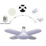 Lampa LED pliabila, 4 brate, E26/E27, 60W - ShopSee - Magazin online