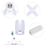 Lampa LED pliabila, 4 brate, E26/E27, 60W - ShopSee - Magazin online