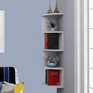 Etajera tip coltar, 4 rafuri, moderna - ShopSee - Magazin online