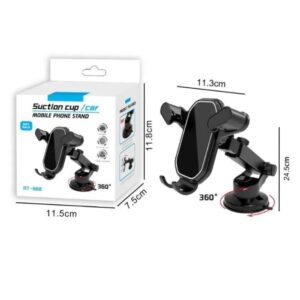 Suport auto telefon RT668, cu ventuza, fixare pe bord/parbriz - ShopSee - Magazin online