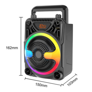 Boxa Portabila ZQS1366, BT, FM, microfon, 24W P.M.P.O, suport - ShopSee - Magazin online