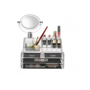 Organizator cosmetice din acril cu 4 sertare - ShopSee - Magazin online