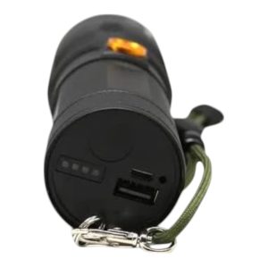Lanterna LED cu zoom, functie baterie externa, 2000lm, 8000mAh - ShopSee - Magazin online