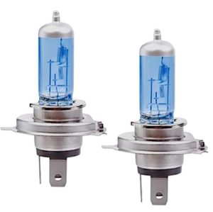 Set 2 becuri auto H4, halogen, 60/55W, 12V, 2 faze, 5000K, P43T - ShopSee - Magazin online